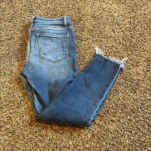 Flying monkey Frayed Hem Blue Jeans